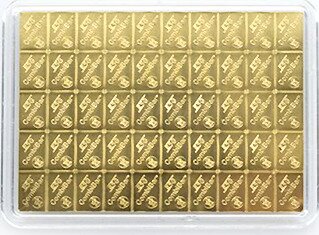 50 x 1 g CombiBar® Złota Sztabka | Valcambi | Uszkodzone opakowanie