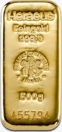 500 gr Lingotto d'oro | Heraeus