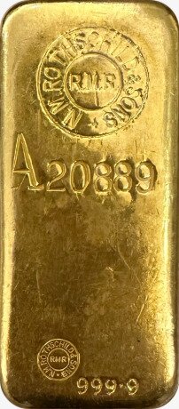 500g Złota Sztabka | Rothschild | Odlewana