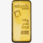 500g Lingote de Oro | Valcambi | Fundido