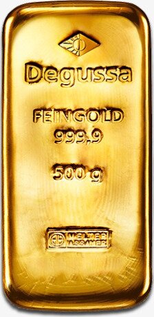 500g Goldbarren | Degussa