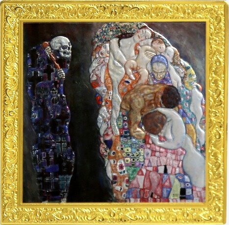 500gr Gustav Klimt "Death and Life" Coinbar | Argento