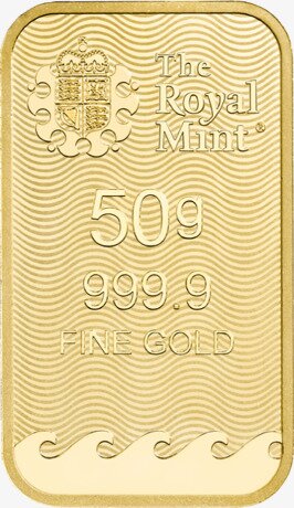 50g Britannia Lingote de Oro | Royal Mint
