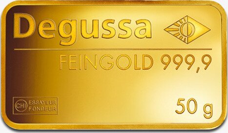 50g Lingot d'Or | Degussa