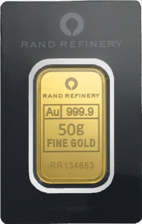 50g Słoń Afrykański Złota Sztabka | Rand Refinery