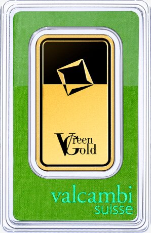 50g Lingot d'or | Valcambi | Green Gold