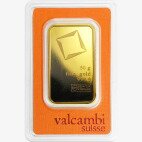 Золотой слиток штампованный Valcambi 50 г