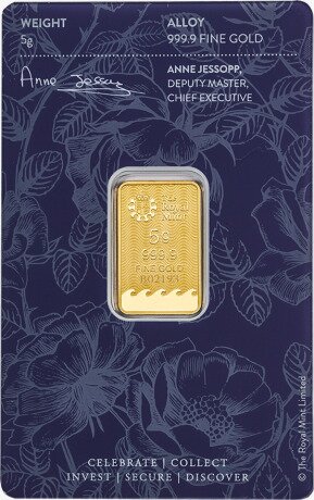 5 gr Lingotto d'Oro | Auguri Vivissimi | The Royal Mint