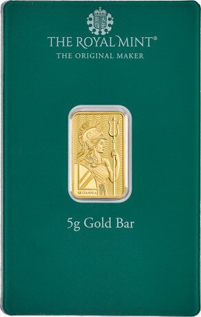 5g Lingote de Oro | Feliz Navidad | The Royal Mint