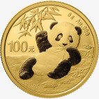 8 gr Panda Cinese d'oro (2020)