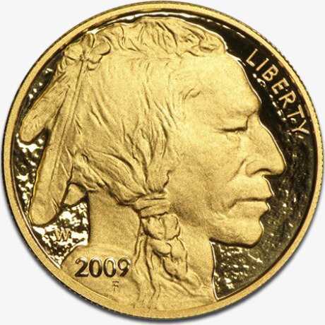 1 Uncja Amerykański Bizon Złota Moneta | 2011 | Proof | Drewniana Kasetka