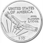 1/10 oz American Eagle | Platinum | años diversos