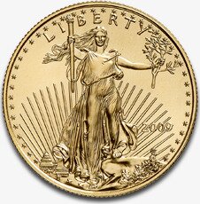 Золотая монета Американский Орел 1/2 унции разных лет (American Eagle)
