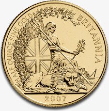 1/2 Uncji Britannia Złota Moneta | Mieszane Roczniki