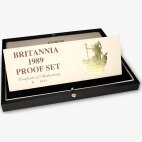 Британия Набор золотых монет 1989 Britannia Proof