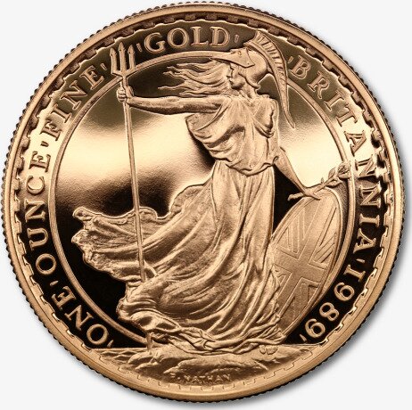 Britannia Zestaw Złotych Monet | 1989 | Proof