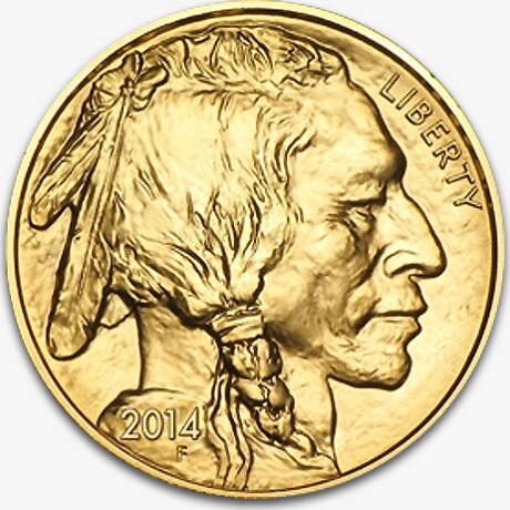 Золотая монета Американский Бизон (Баффало) 1 унция 2014