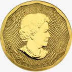 Золотая монета Канадский кленовый лист 1 унция 999.99/1000 (Maple Leaf)