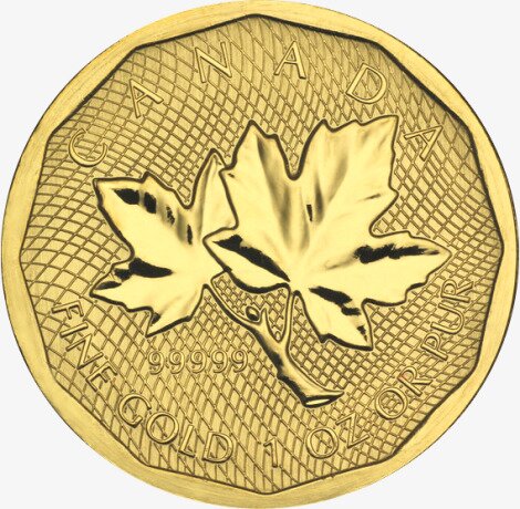 1 Uncja .99999 Liść Klonowy Złota Moneta