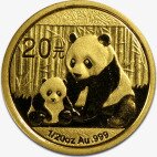 1/20 oz Panda Chinois | Or | plusieurs années