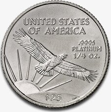 1/4 oz American Eagle | Platinum | años diversos