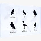 German Native Birds - Gold Coins Box Complete Collection EMPTY