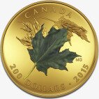 Набор золотых монет Осенние Кленовые Листья 2015 (Alluring Maple Leaves of Fall)