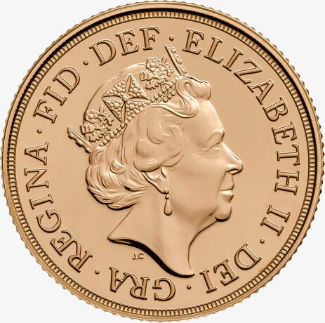 Pół Suwerena Elżbieta II Złota Moneta | 2018