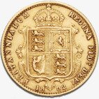 Pół Suwerena Królowa Wiktoria Jubileusz Złota Moneta | 1887 - 1893