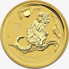 1/4 Uncji Lunar II Małpa Złota Moneta | 2016