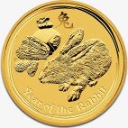 Золотая монета Лунар II Год Зайца 1 унция 2011 (Lunar II Rabbit)
