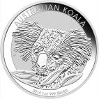 Серебряная монета Коала 1 унция 2014 (Silver Koala)