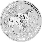 Серебряная монета Лунар II Год Лошади 2 унции 2014 (Lunar II Horse)