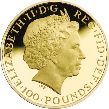 1 Uncja Lunar UK Rok Konia Złota moneta | 2014