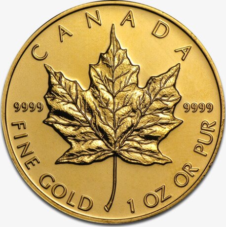 Канадский кленовый лист 1 унция разных лет Золотая монета (Maple Leaf)