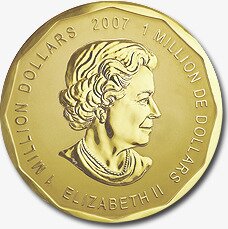 Золотая монета Канадский кленовый лист 100кг 2007 (Gold Maple Leaf)