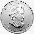 Канадский кленовый лист 1 унция Разных Лет Серебряная монета (Maple Leaf) 2-й Вариант