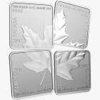 Канадский кленовый лист 999.9 2017 Серебряная монета (Maple Leaf Quartet)