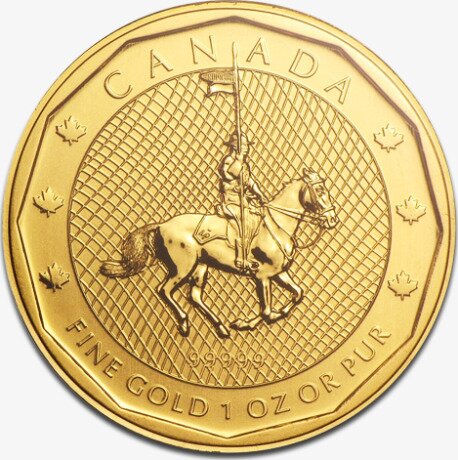 1 Uncja Kanadyjska Królewska Policja Konna Złota Moneta | 2011