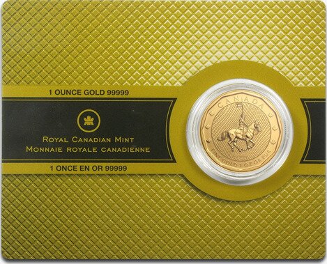 1 oz Mountie Gold Coin (2011)