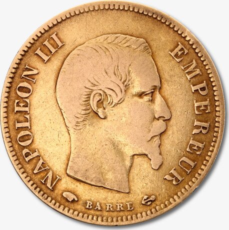 10 Francos Franceses Napoleón III | Oro | 1854-1869
