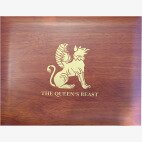 Cofanetto in legno per Queen's Beasts 10 x 1/4 oz oro