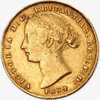 Золотая монета Австралийский Соверен Виктории 1864 (Australian Sovereign)