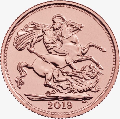 Suweren Elżbieta II Złota Moneta | 2019