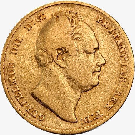 Suweren Wilhelm IV Złota Moneta | 1830 - 1837