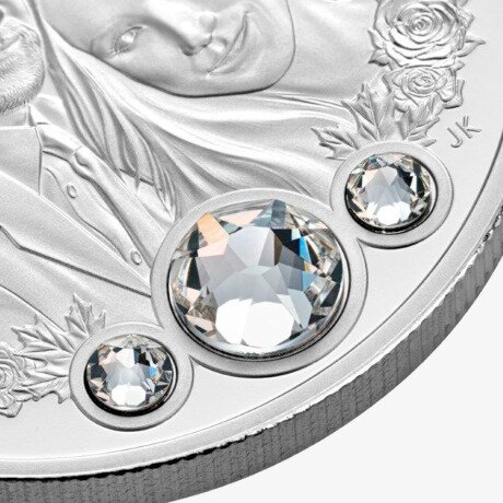 Moneta d'argento Swarovski Matrimonio Reale (2018)