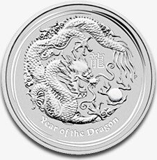 1 oz Lunar II Dragon Ten Coin Set | Silver | 2012